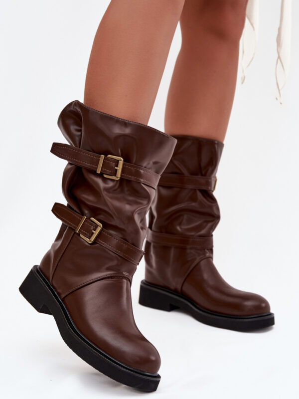Kozaki Model Halvessa CLS-555 Brown - Step in style