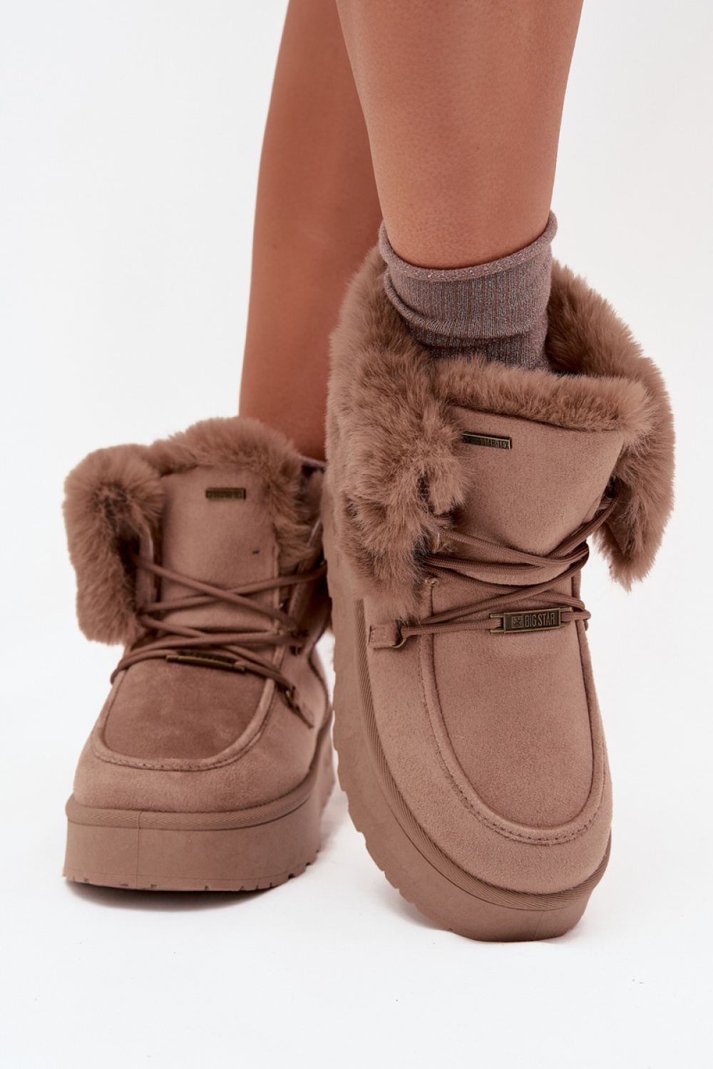 Śniegowce Model Big Star SS274114 Beige - Step in style