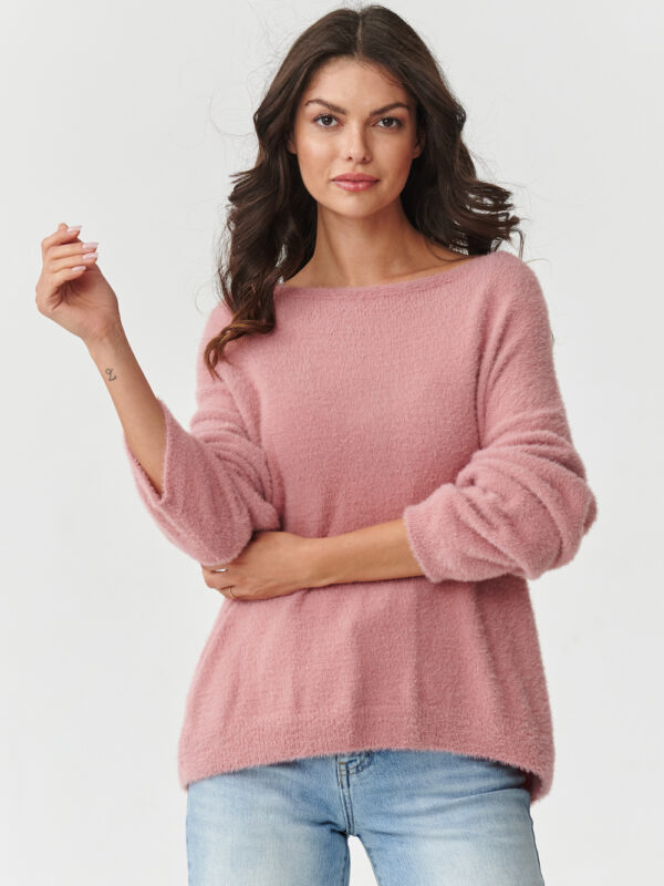 Sweter Damski Model S171 Dirty Pink - Makadamia