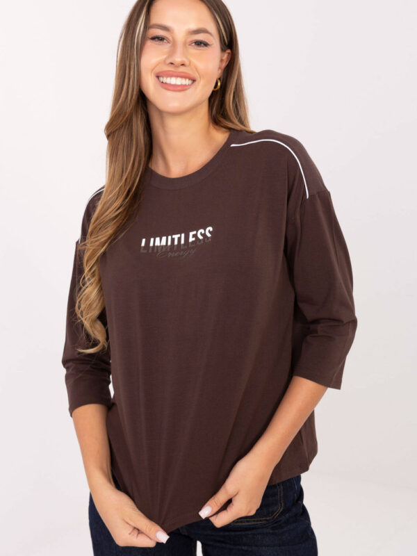 Bluzka Model RV-BZ-A826.89 Dark Brown - Relevance