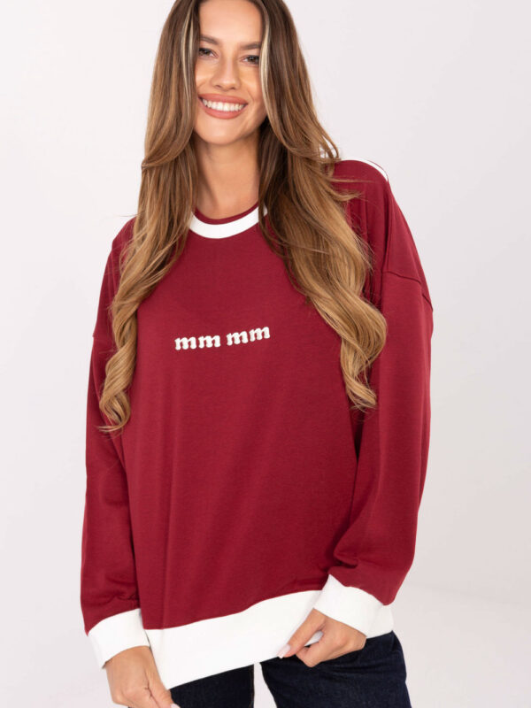 Bluza Damska Model RV-BZ-A878.51 Bordo - Relevance