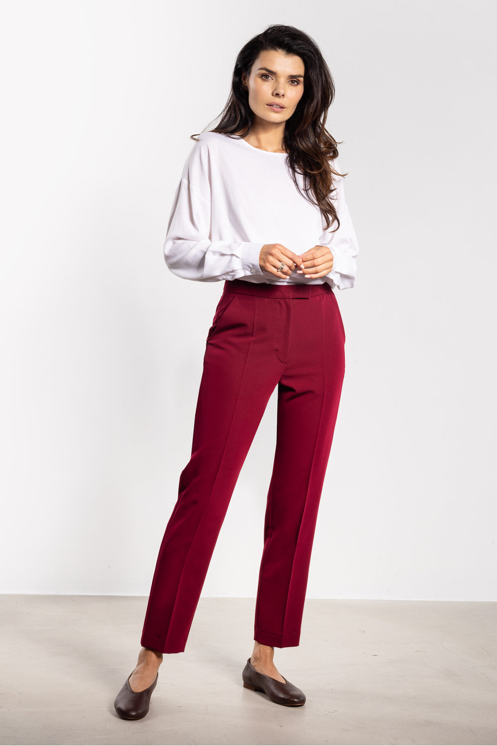 Spodnie Damskie Model A746 Claret - awama