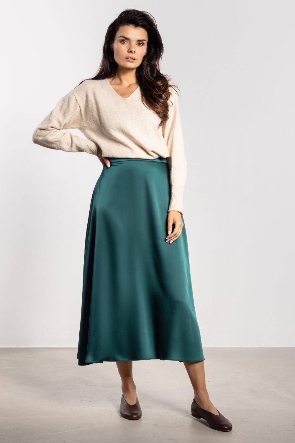 Spódnica Model A739 Bottle Green - awama