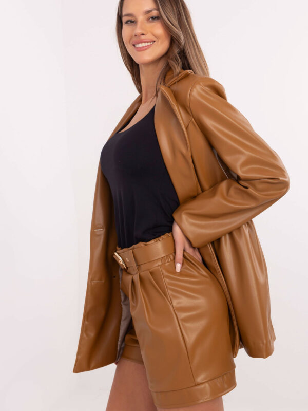 Szorty Damskie Model IT-SN-FL8701.97 Camel - Rue Paris