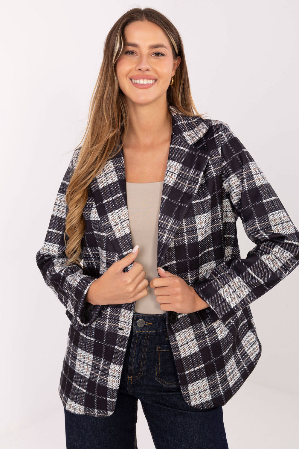 Marynarka Model MI-MA-4195.18 Black - Rue Paris