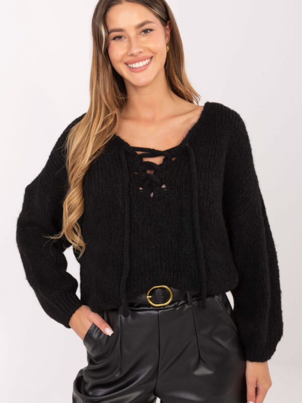 Sweter Damski Model MI-SW-0919.18 Black - Italy Moda
