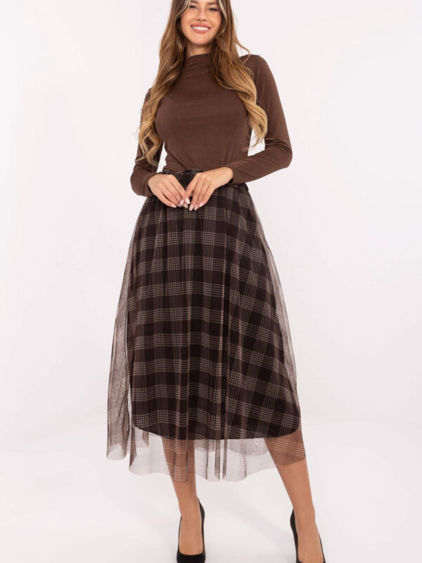 Spódnica Model MI-SD-271329-2.02 Brown - Italy Moda
