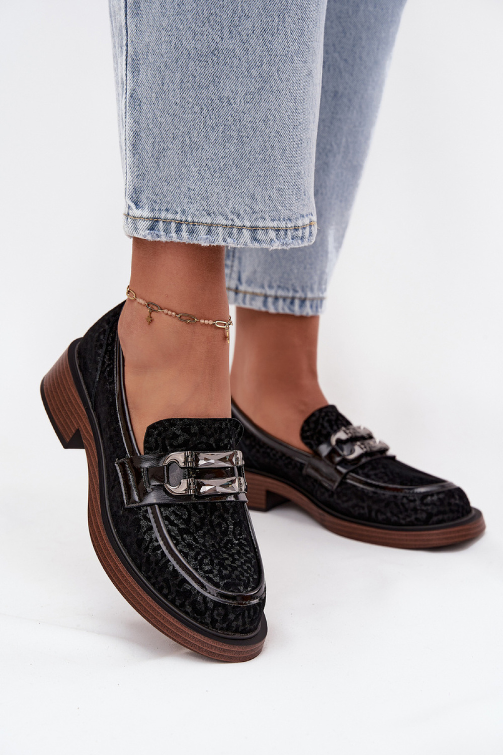 Mokasyny Model DA MR52-176 Black - Step in style