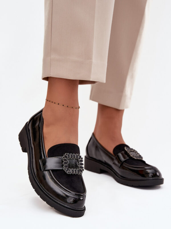 Mokasyny Model S.Barski HY52-546 Black - Step in style