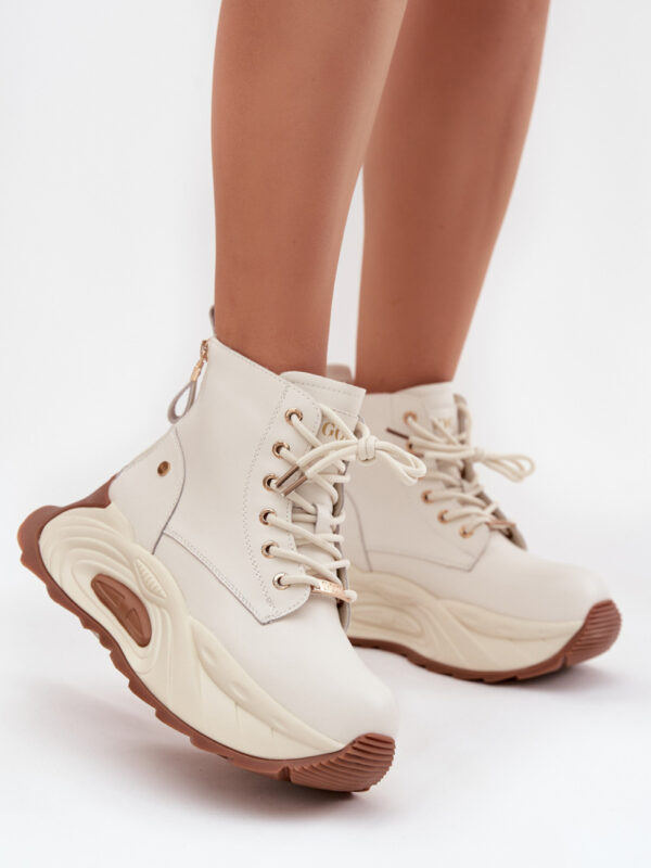 Botki Model Goe SS2N4300 Light Beige - Step in style