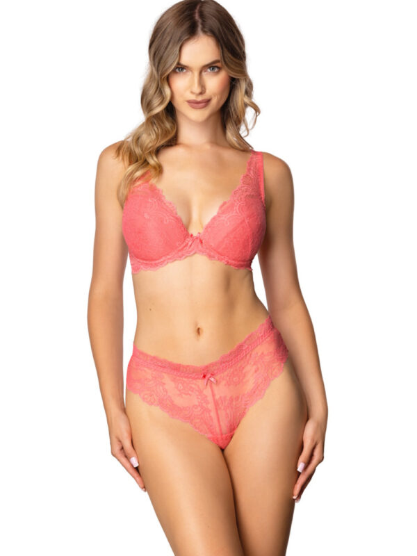 Biustonosz push up Biustonosz Push-up Model Samba M-4008/11 Pink - Mat