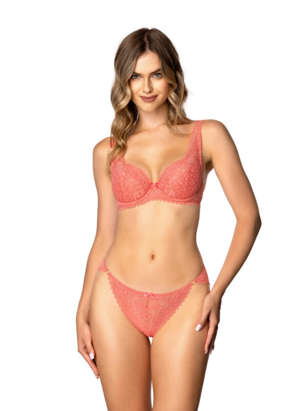 Biustonosz push up Biustonosz Usztywniany Model Gravity Big M-4050/22 Coral - Mat