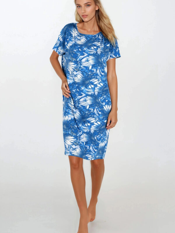Koszulka nocna Koszula Nocna Model Island Vibes 220593 Blue - Momenti Per Me