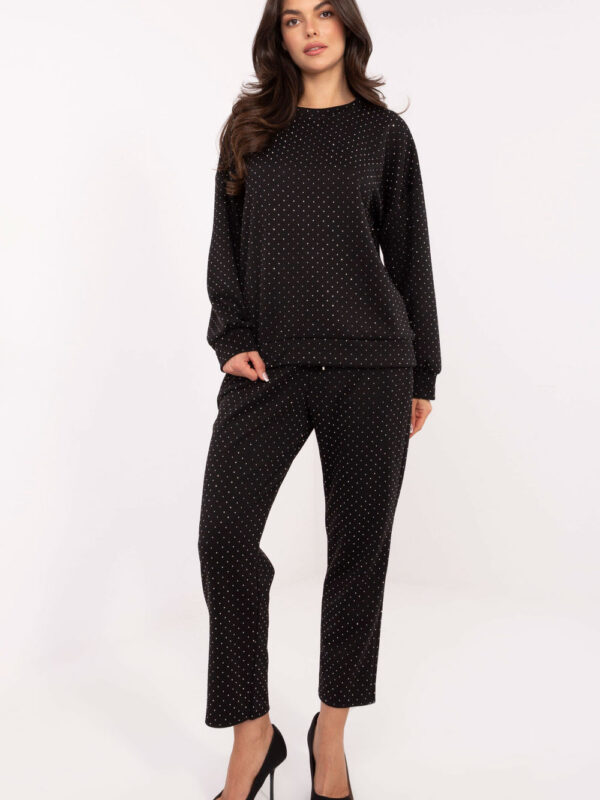Spodnie Komplet Model IT-KMPL-21718.27P Black - Rue Paris