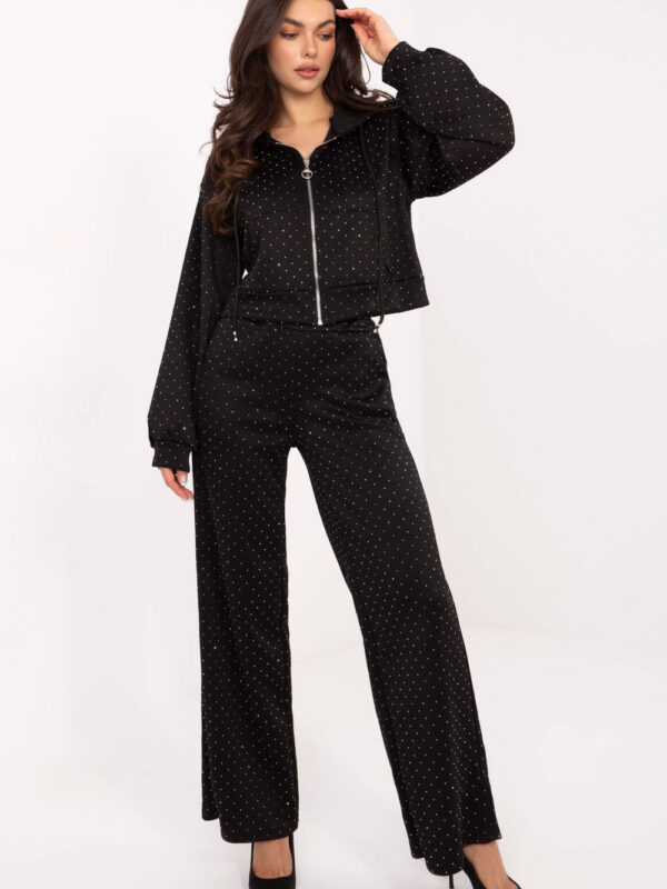 Spodnie Komplet Model IT-KMPL-21709.18 Black - Rue Paris