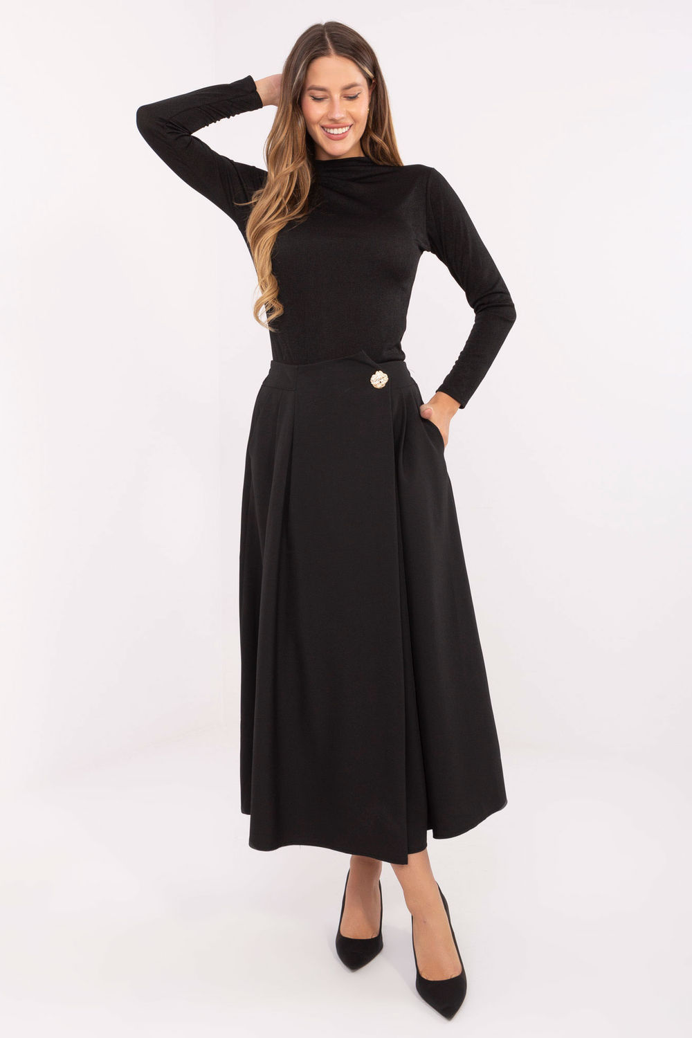 Spódnica Model IT-SD-81036.32 Black - Rue Paris