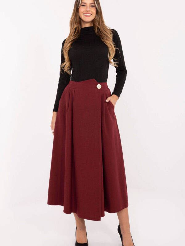Spódnica Model IT-SD-81036.32 Bordo - Rue Paris