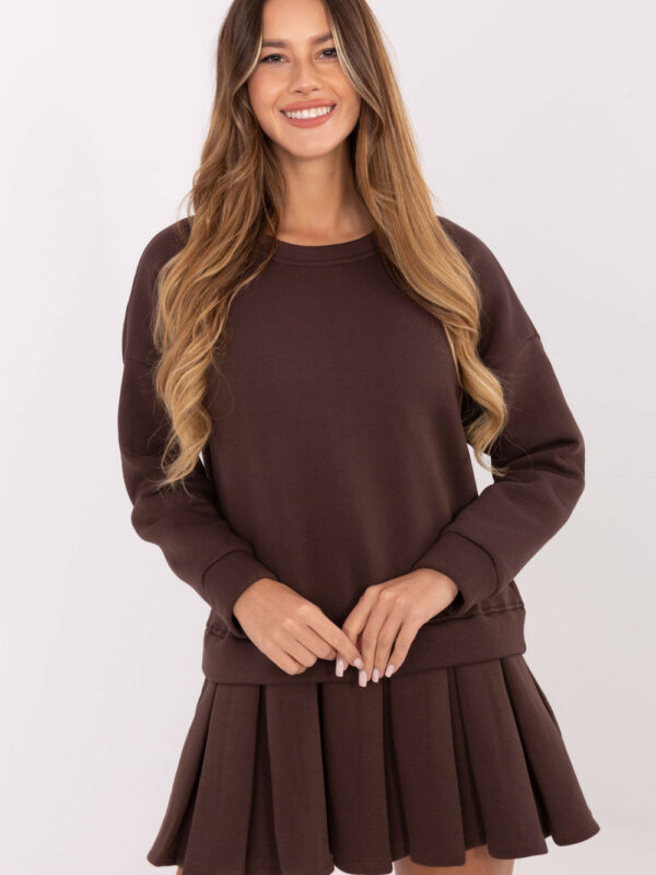 Sukienka Model MI-SK-3249.98 Dark Brown - Rue Paris