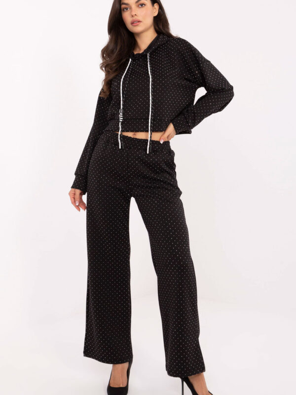 Spodnie Komplet Model IT-KMPL-21719.86 Black - Rue Paris