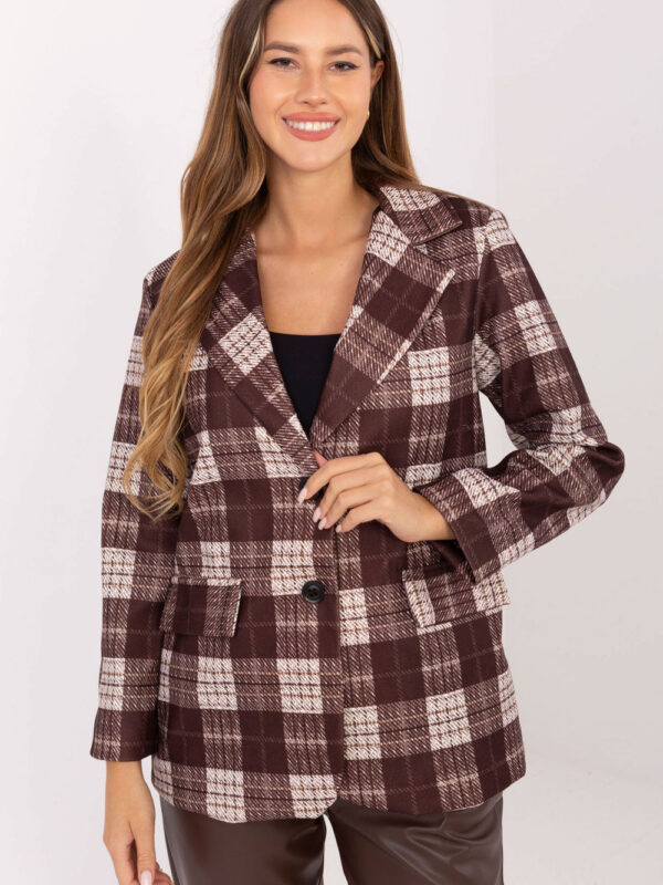 Marynarka Model MI-MA-4195.18 Brown - Rue Paris