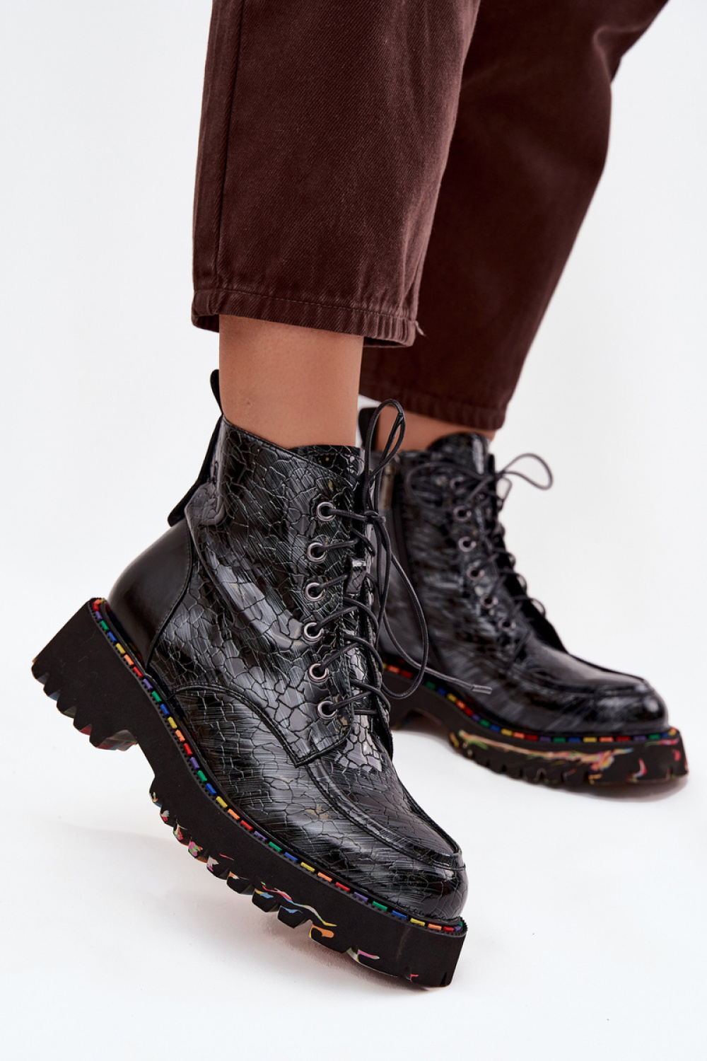 Botki Model Artiker 57C0065 Grey - Step in style