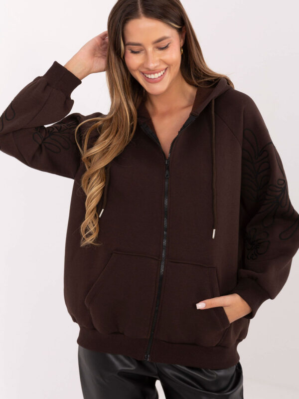 Bluza Damska Model RV-BL-A911.22 Dark Brown - Relevance