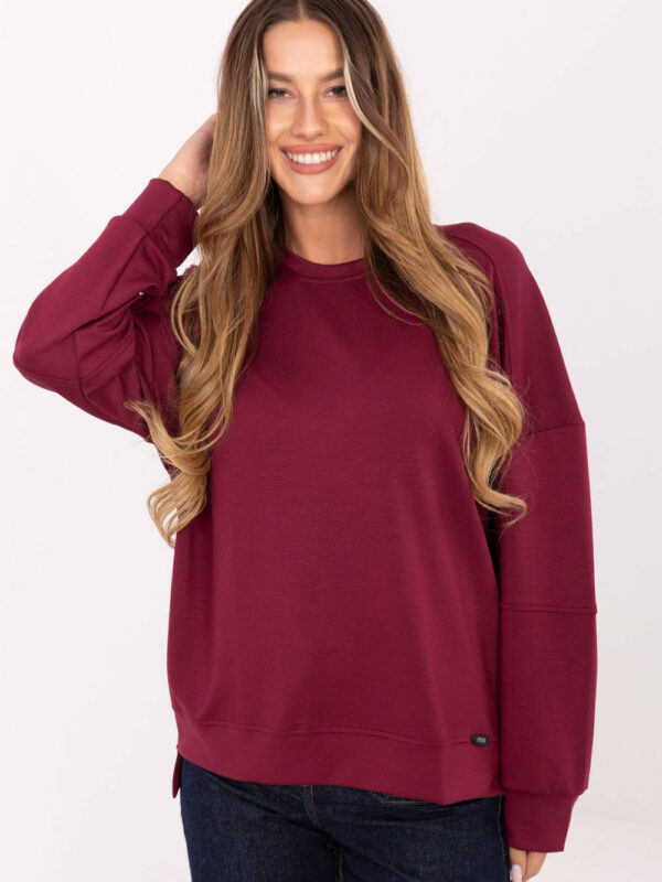 Bluza Damska Model RV-BZ-A906.59 Bordo - Relevance