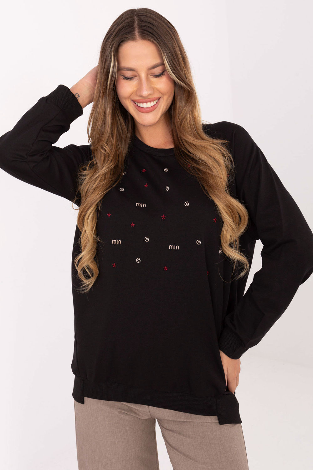 Bluza Damska Model RV-BZ-A876.52 Black - Relevance