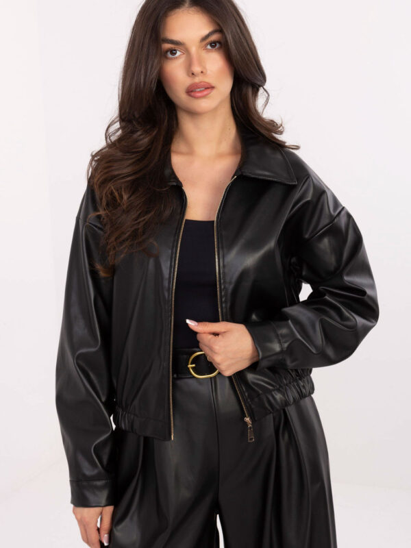 Kurtka Damska Model IT-KR-FL9707.34 Black - Rue Paris