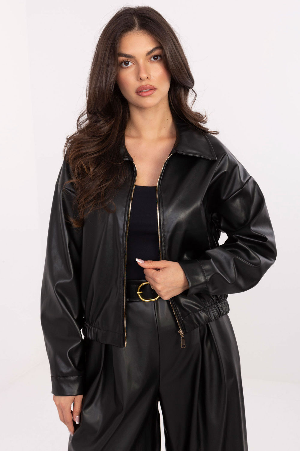 Kurtka Damska Model IT-KR-FL9707.34 Black - Rue Paris