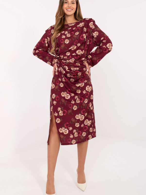 Sukienka Model IT-SK-20057-1.02 Bordo - Rue Paris