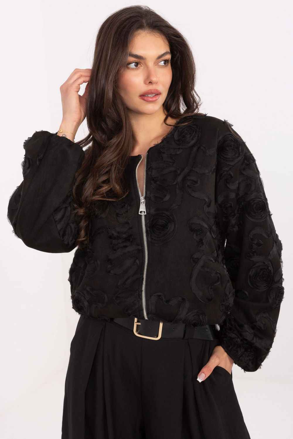 Kurtka Damska Model IT-KR-5776.66 Black - Rue Paris