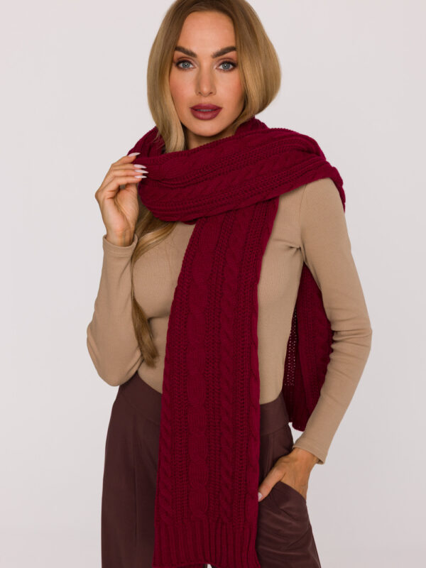 Szal Model MOE898 Bordo - Moe