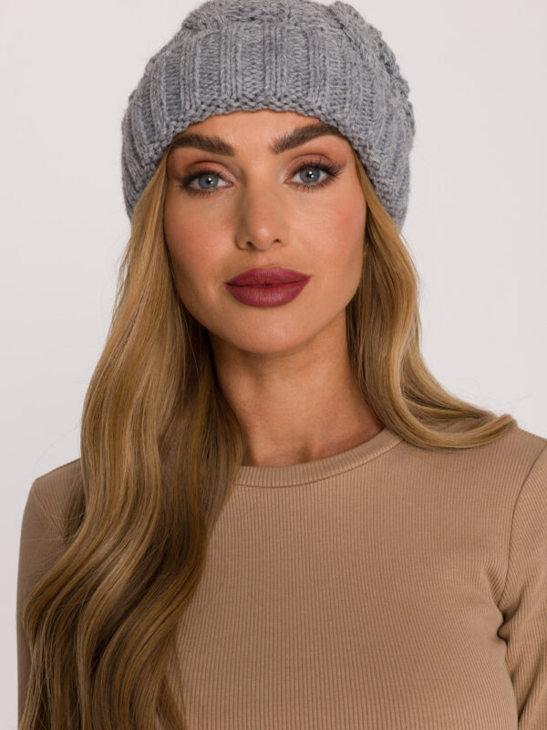 Czapka Model MOE897 Grey - Moe