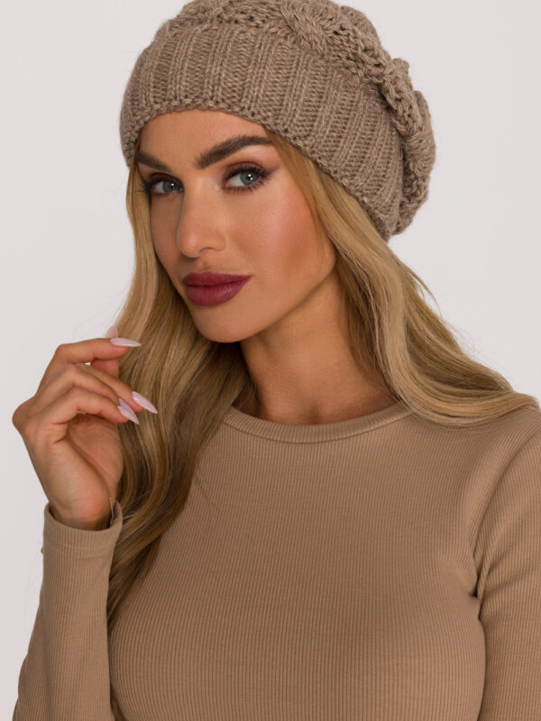 Czapka Model MOE897 Beige - Moe