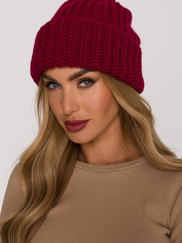 Czapka Damska Model MOE895 Bordo - Moe