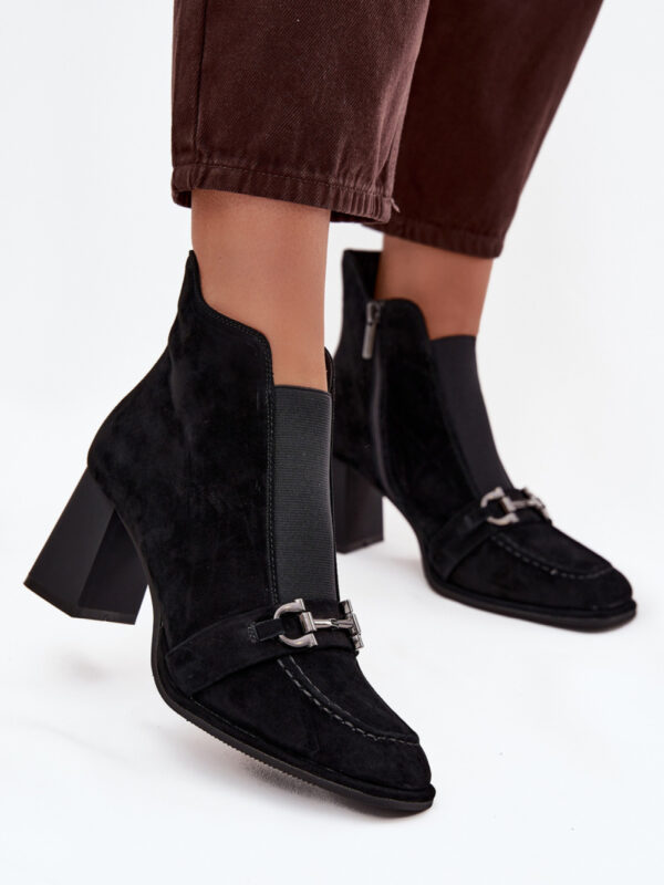 Botki Model Artiker 57C0124 Black - Step in style