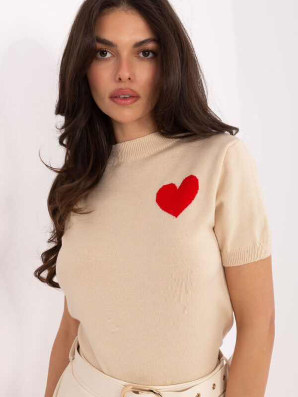Sweter Damski Model IT-SW-93007.26 Beige - Factory Price