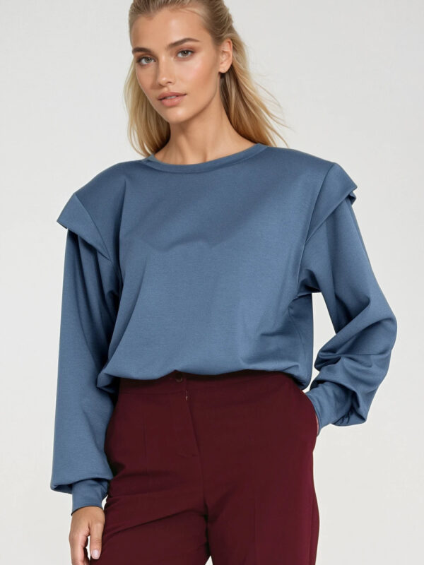 Bluza z wysokimi ściągaczami BL10 Cobalt - Nife