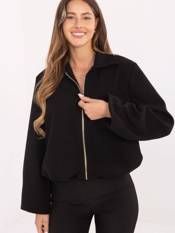 Kurtka Damska Model IT-KR-FL9725.08P Black - Rue Paris