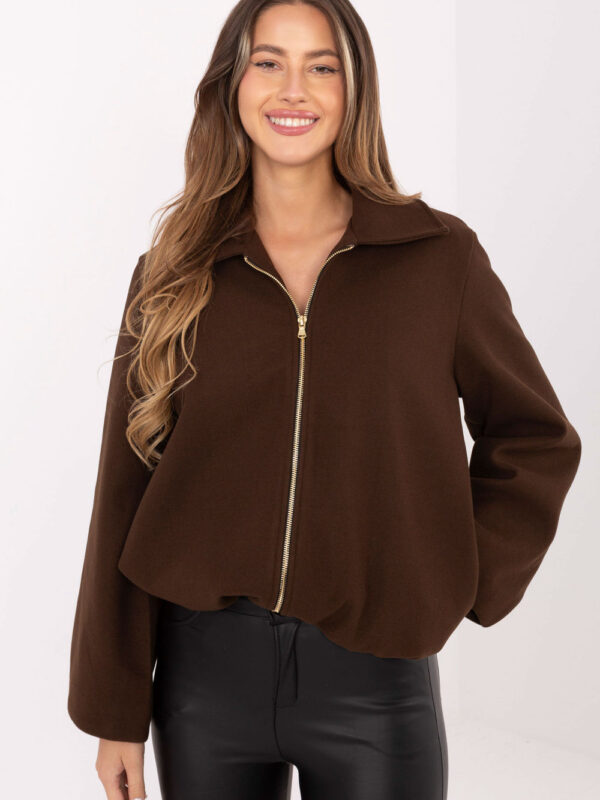 Kurtka Damska Model IT-KR-FL9725.08P Brown - Rue Paris