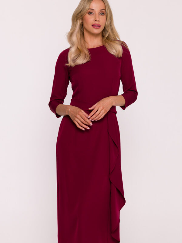 Sukienka Model S425 Bordo - Stylove