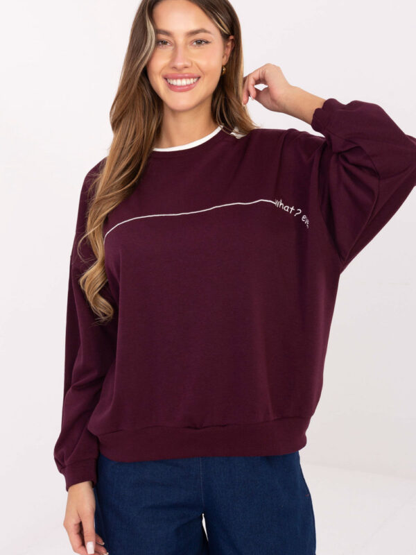 Bluza Damska Model RV-BL-A940.60 Bordo - Relevance