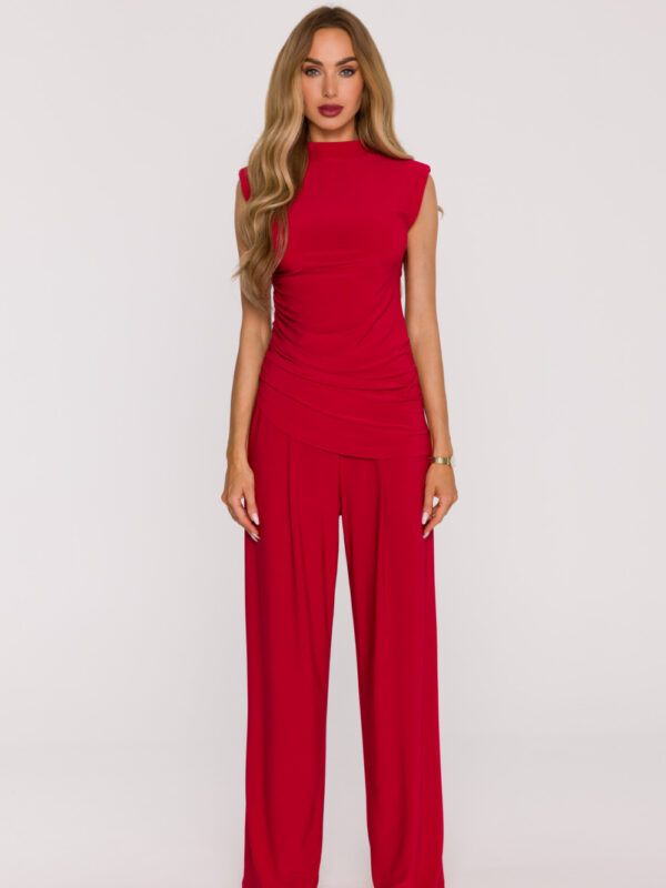 Spodnie Komplet Model MOE890 Red - Moe