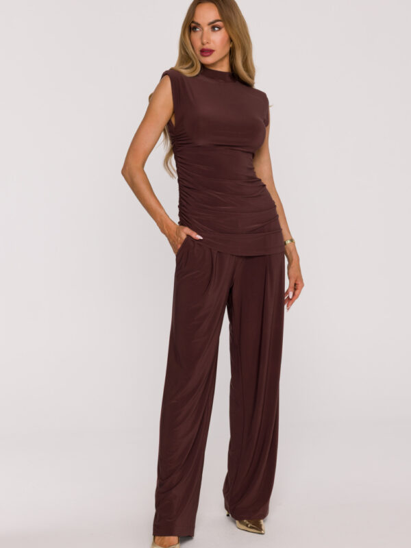 Spodnie Kombinezon Model MOE890 Brown - Moe