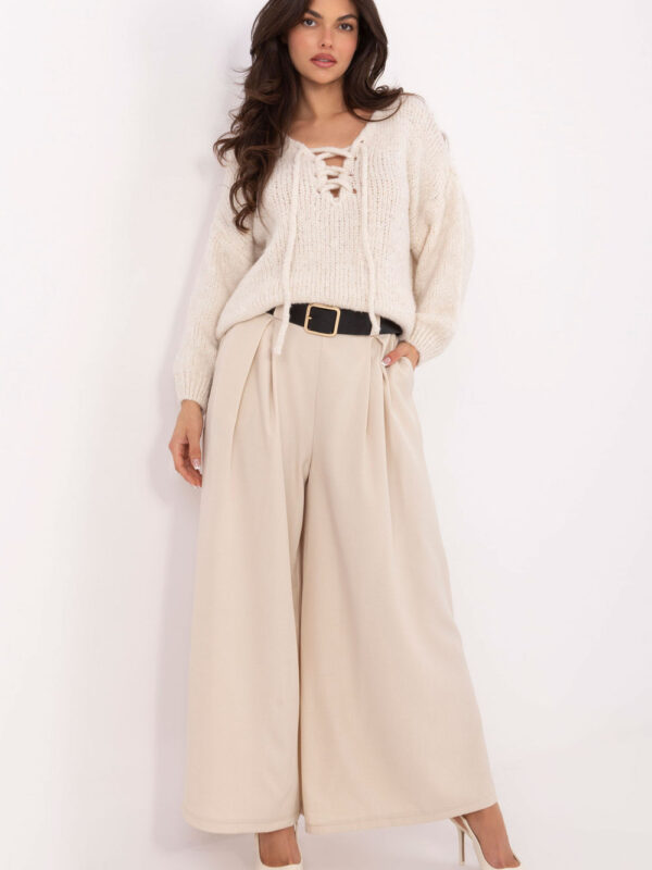 Spodnie Damskie Model IT-SP-19963.09P Light Beige - Italy Moda