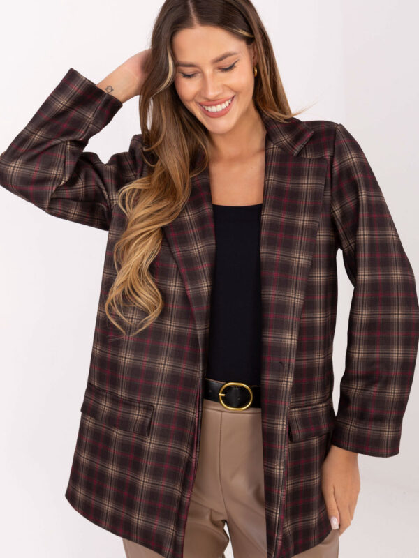 Marynarka Model IT-MA-21739.16P Dark Brown - Italy Moda