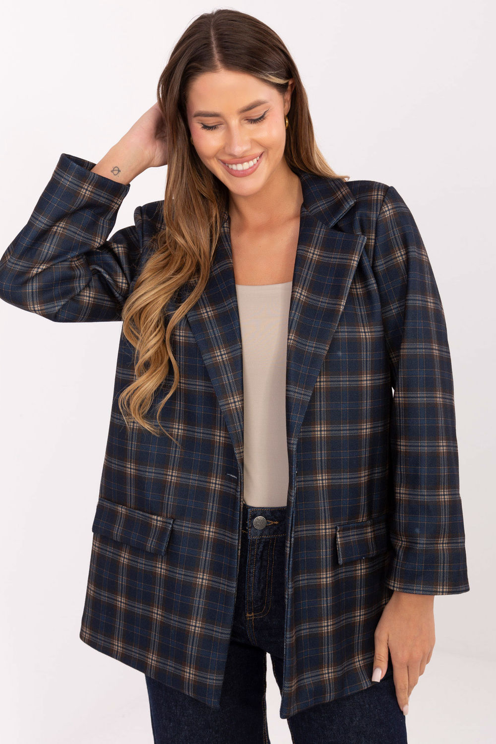 Marynarka Model IT-MA-21739.16P Navy - Italy Moda