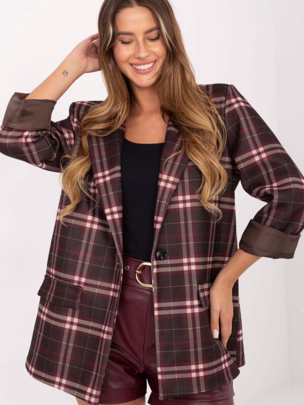 Marynarka Model IT-MA-21739.16P Brown - Italy Moda