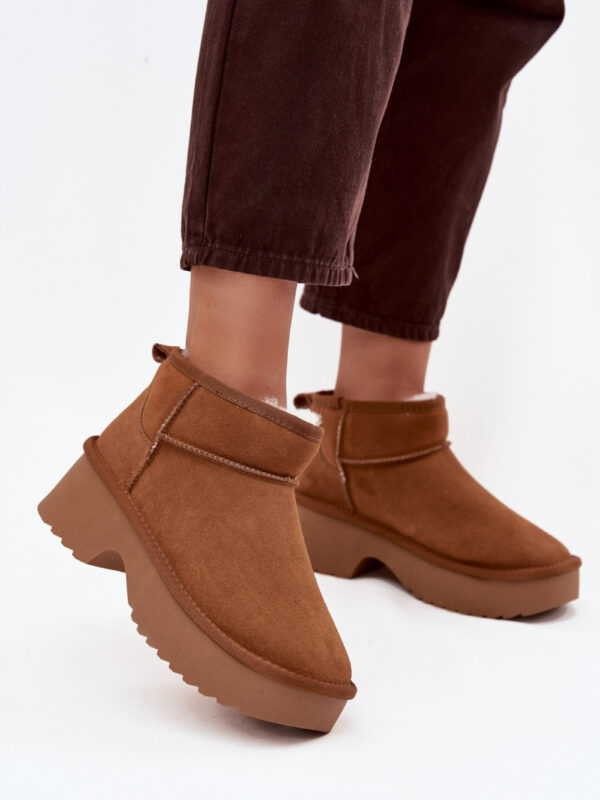 Śniegowce Model Milora W5878 Camel - Step in style